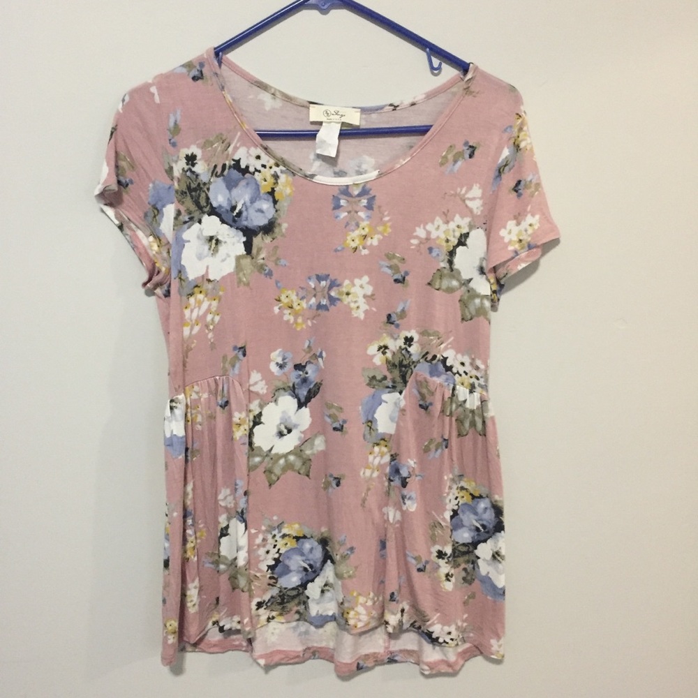 floral peplum